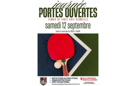 SALLE BARTISSOL : PORTES OUVERTES SAMEDI 12 SEPTEMBRE 2026